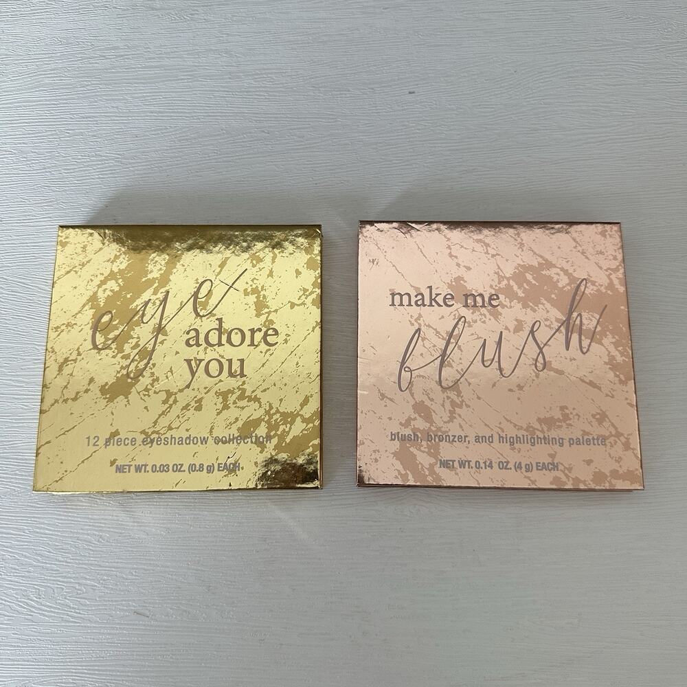 Target Beauty Palettes Set of 2 Eye Adore You Make Me Blush Makeup Sealed New